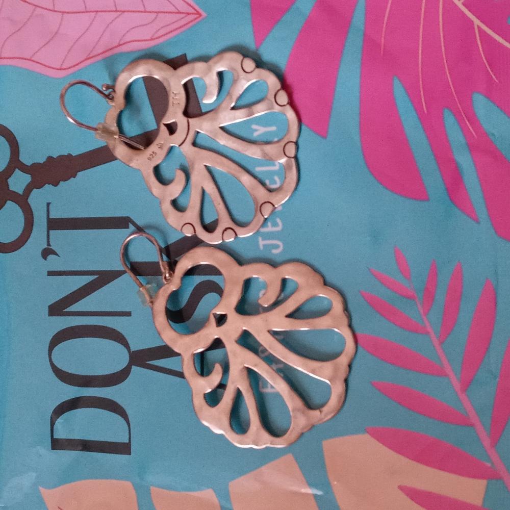 Woman's Sterling Silver Earrings